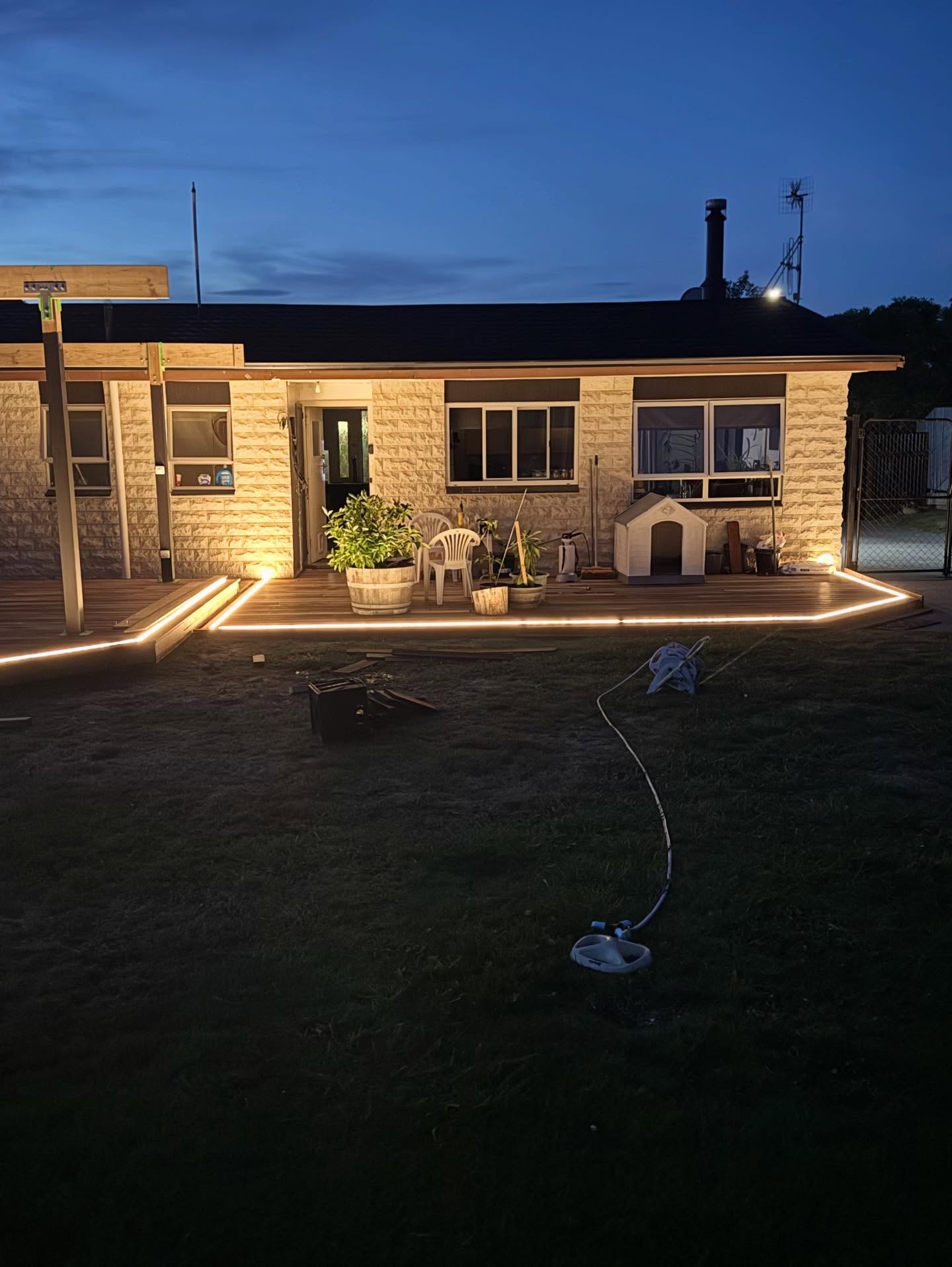 Modern lighting installation